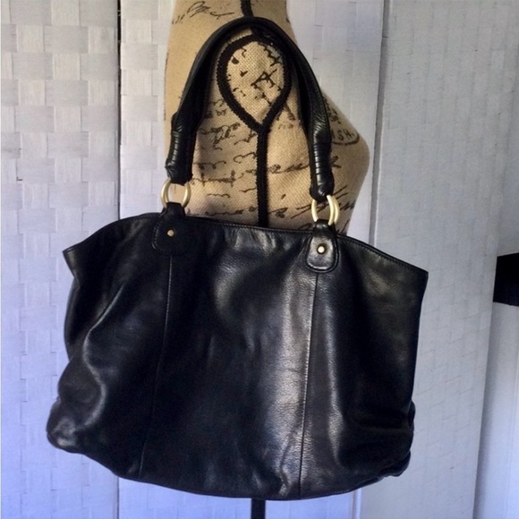 Sigrid Olsen Woman’s  Soft Leather Shoulder bag color black - Picture 1 of 11